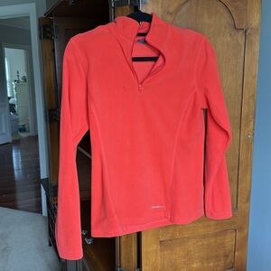 Eddie Bauer Orange Quarter Zip
